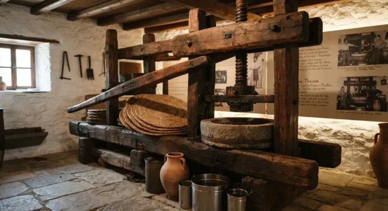 Ce vizitezi in Thassos: Muzeul Uleiului de Măsline din Thassos