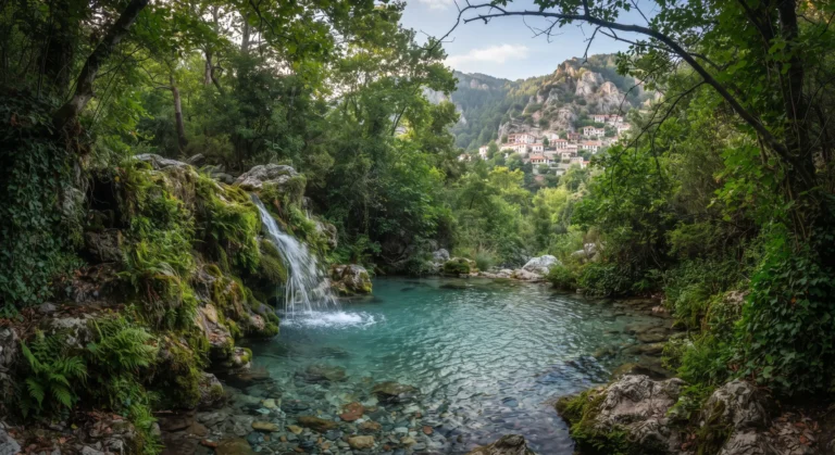 Cascada in muntii din Thasos - Skala Maries Thassos